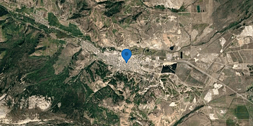 Satellite map of Anaconda