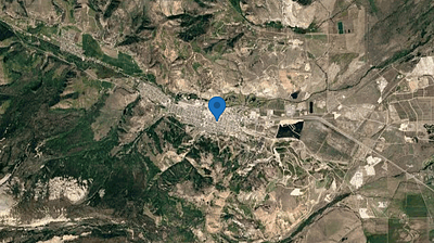 Satellite map of Anaconda