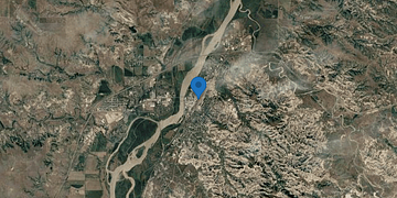 Satellite map of Glendive