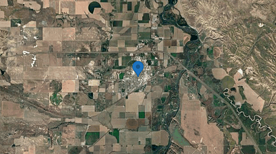 Satellite map of Hardin