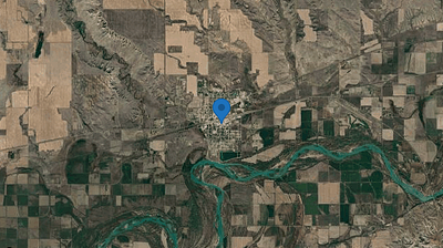 Satellite map of Wolf Point