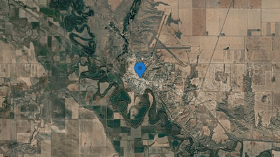 Satellite map of Glasgow