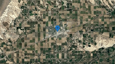 Satellite map of Powell