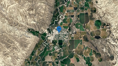 Satellite map of Worland