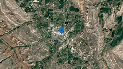 Satellite map of Lander