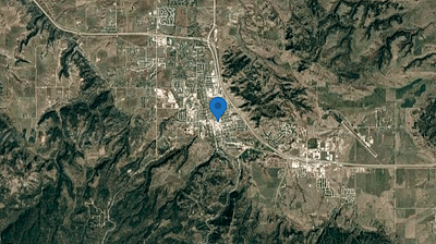 Satellite map of Spearfish