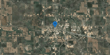Satellite map of Watford City