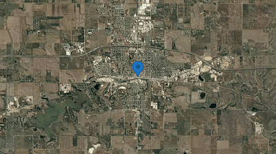 Satellite map of Dickinson