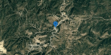 Satellite map of Deadwood