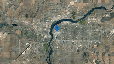 Satellite map of Great Falls