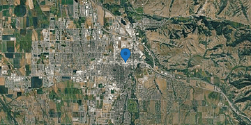 Satellite map of Bozeman