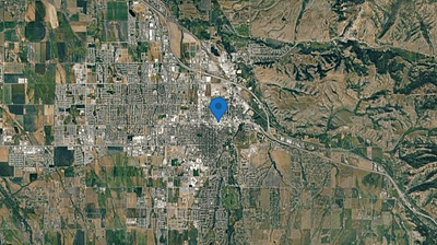 Satellite map of Bozeman