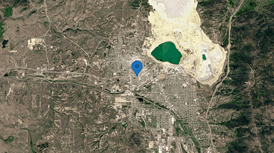 Satellite map of Butte